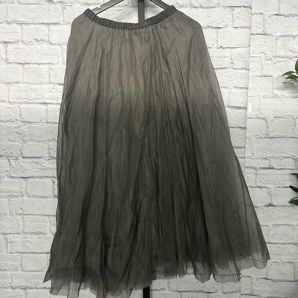 Louiza babouryan Chiffon Skirt - Gray